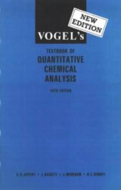 book Vogel's Quantitative chemical analysis