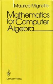 book Mathematics for computer algebra