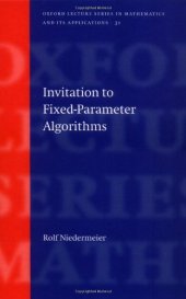 book Invitation to fixed-parameter algorithms