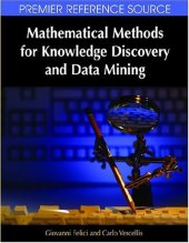 book Mathematical methods for knowledge discovery and data mining