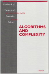 book Handbook of Theoretical Computer Science. Volume A. Algorithms and Complexity