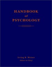 book Handbook of psychology. Clinical psychology