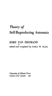 book Theory of self-reproducing automata