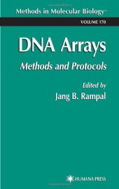 book DNA Arrays: methods and protocols