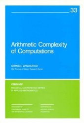 book Arithmetic complexity of computations