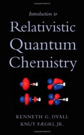 book Introduction to relativistic quantum chemistry