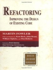 book Refactoring - Improving the Design of Existing Code