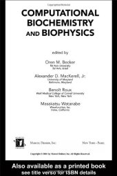 book Computational biochemistry and biophysics