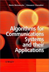 book Algorithms for Communications Systems and Their Applications