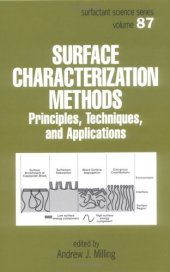 book Surface characterization methods - principles, techniques and applications