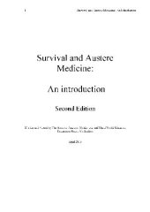 book Survival and Austere Medicine: An Introduction