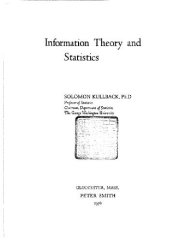 book Information theory and statistics