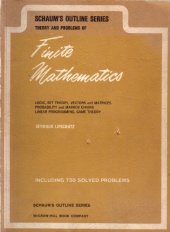 book Schaum's Outline of Theory and Problems of Finite Mathematics 