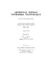 book Artificial neural networks technology. DACS report