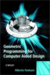 book Geometric programming for computer aided design