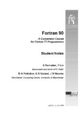 book Fortran 90: a conversion course for Fortran 77 programmers