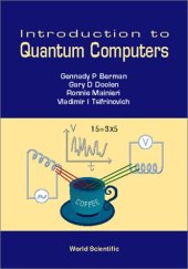 book Introduction to quantum computers