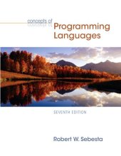 book Concepts of programming languages