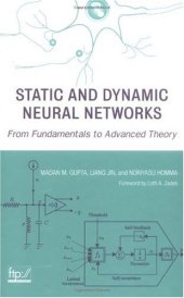 book Static and dynamic neural networks: from fundamentals to advanced theory