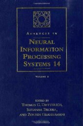 book Advances in Neural Information Processing Systems 14: Proceedings of the 2001 Conference