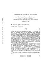 book Basic concepts in quantum computation