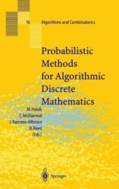 book Probabilistic methods for algorithmic discrete mathematics