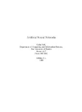 book Artificial neural networks