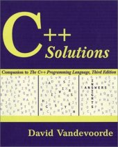 book C++ solutions: companion to Stroustrup's book C++ programming language, 3ed