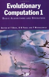 book Evolutionary computation: basic algorithms and operators