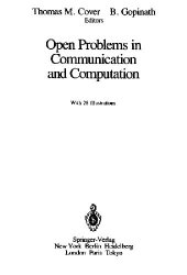 book Open problems in communication and computation