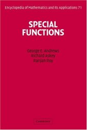 book Special functions