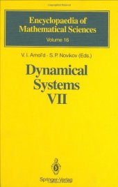 book Dynamical Systems VII: Integrable Systems Nonholonomic Dynamical Systems