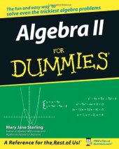 book Algebra II for dummies