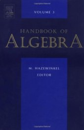 book Handbook of algebra