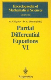 book Partial Differential Equations VI: Elliptic and Parabolic Operators