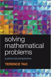 book Solving mathematical problems: a personal perspective