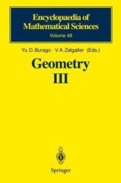 book Geometry III: Theory of Surfaces