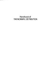 book Handbook of the normal distribution