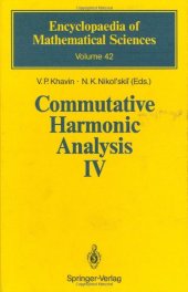 book Commutative Harmonic Analysis IV: Harmonic Analysis in IRn 