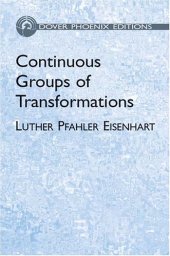 book Continuous groups of transformations