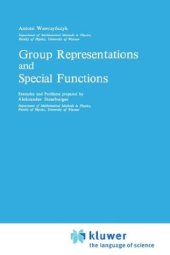 book Group representations and special functions