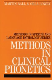 book Methods in Clinical Phonetics