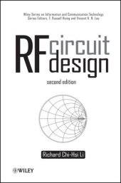 book RF Circuit Design, Second Edition