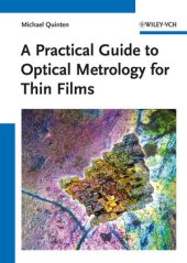 book A Practical Guide to Optical Metrology for Thin Films