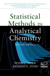 book Statistical Methods in Analytical Chemistry, Volume 153