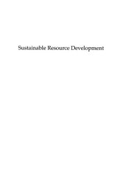 book Sustainable Resource Development