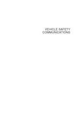 book Vehicle Safety Communications: Protocols, Security, and Privacy