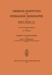 book Chemische Konstitution und Physikalische Eigenschaften