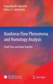 book Nonlinear Flow Phenomena and Homotopy Analysis: Fluid Flow and Heat Transfer