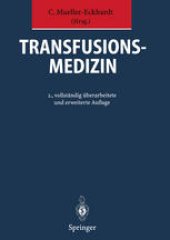 book Transfusionsmedizin: Grundlagen · Therapie · Methodik